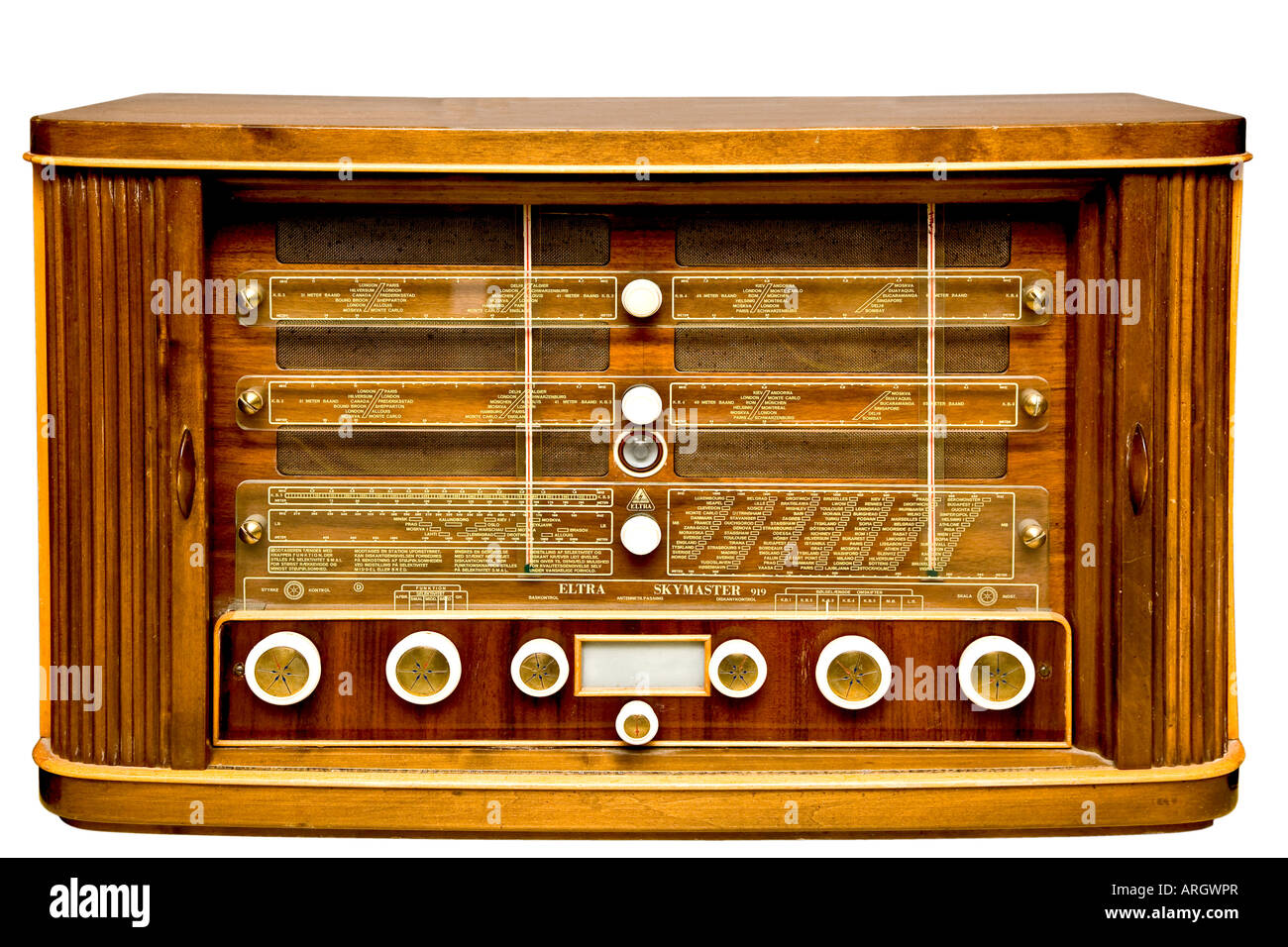 Vecchia radio Foto Stock