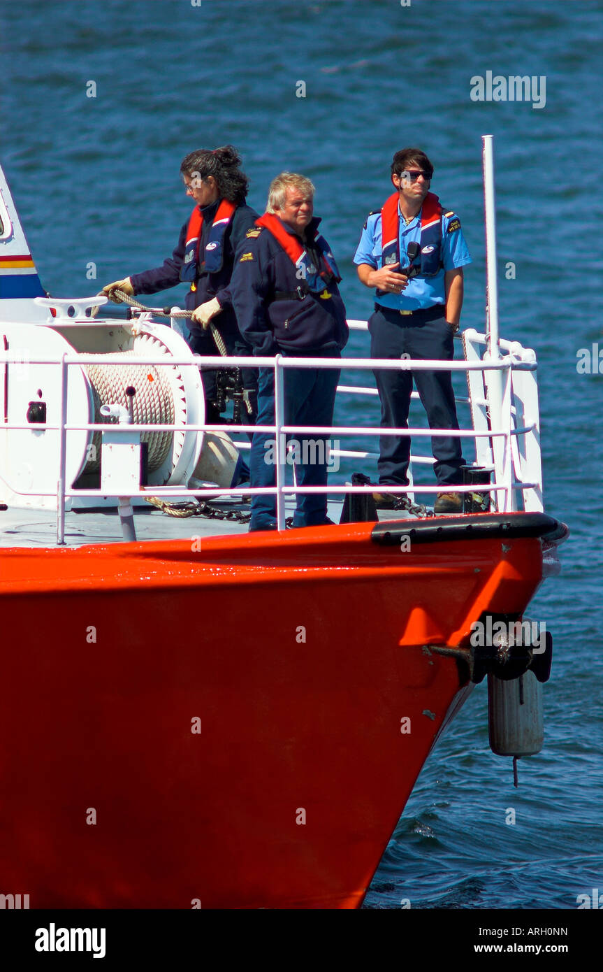 La Guardia Costiera canadese isola in barca Rouge Foto Stock