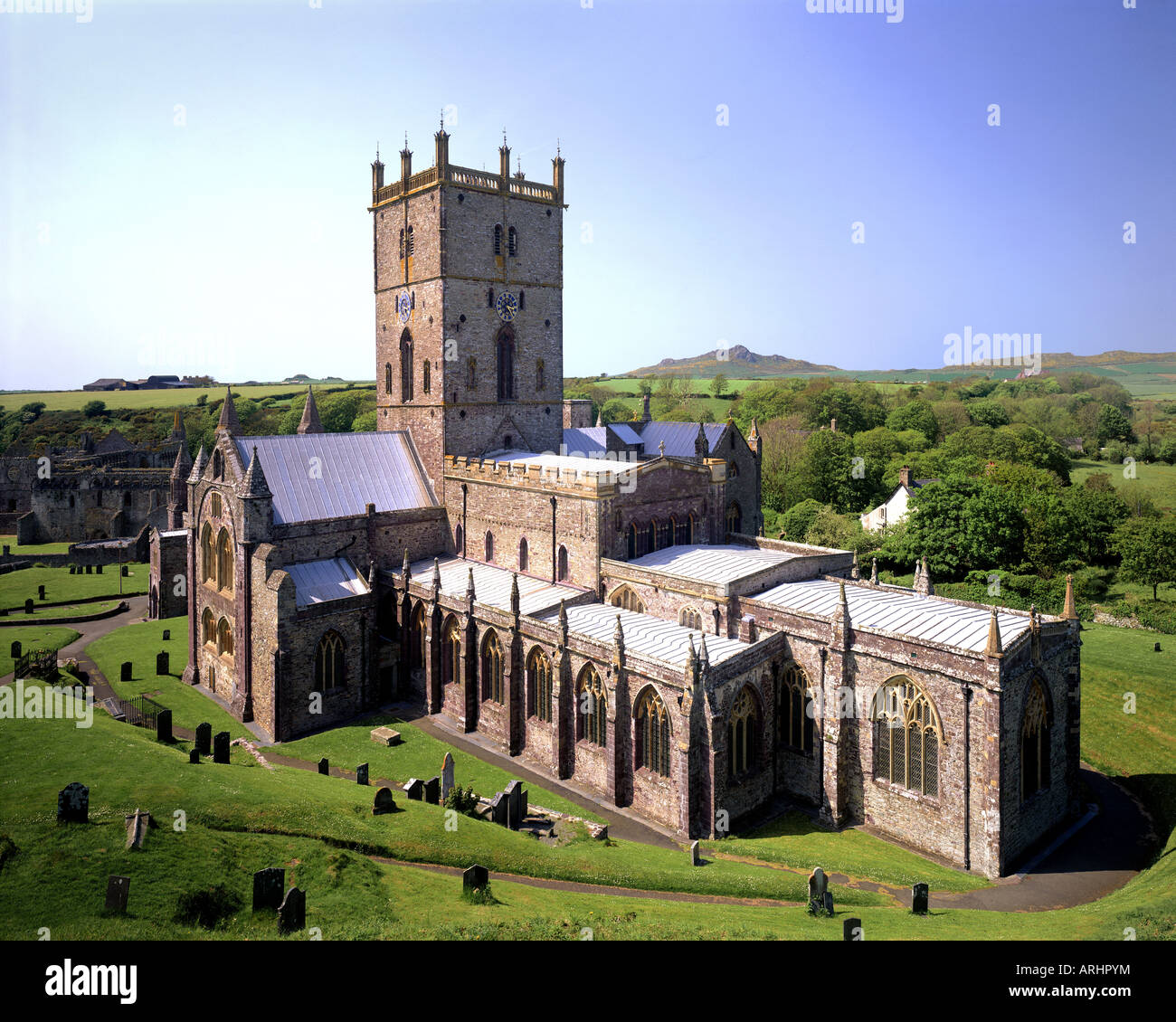 GB - GALLES: St Cattedrale di Davids, Pembrokeshire Foto Stock