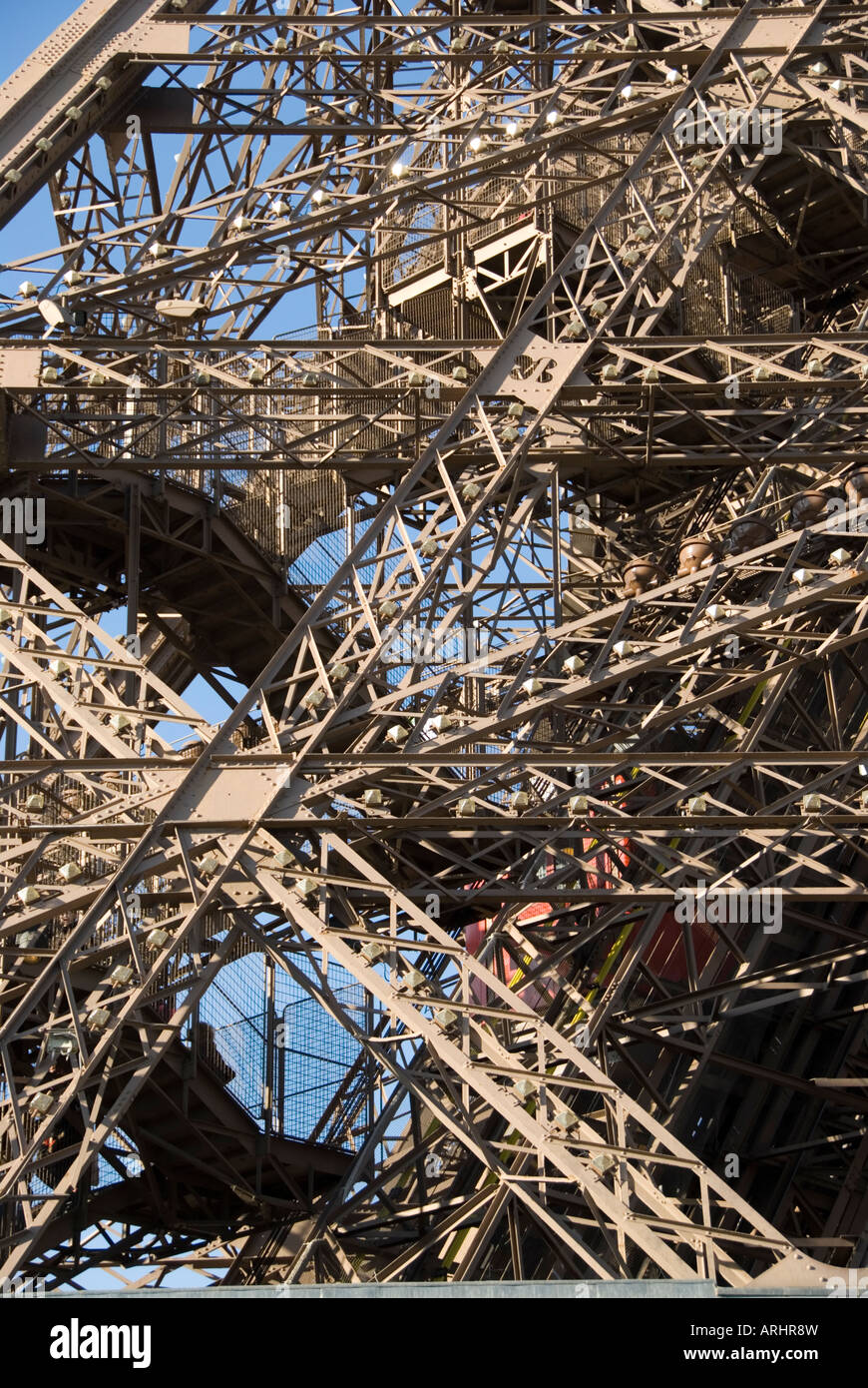 Foto della Torre Eiffel a Parigi Francia Foto Stock