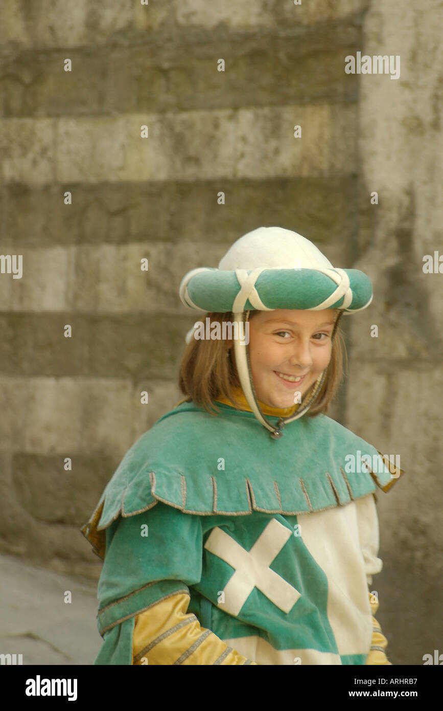 Arezzo Toscana Giostra Saraceno giostra Saracena Foto Stock
