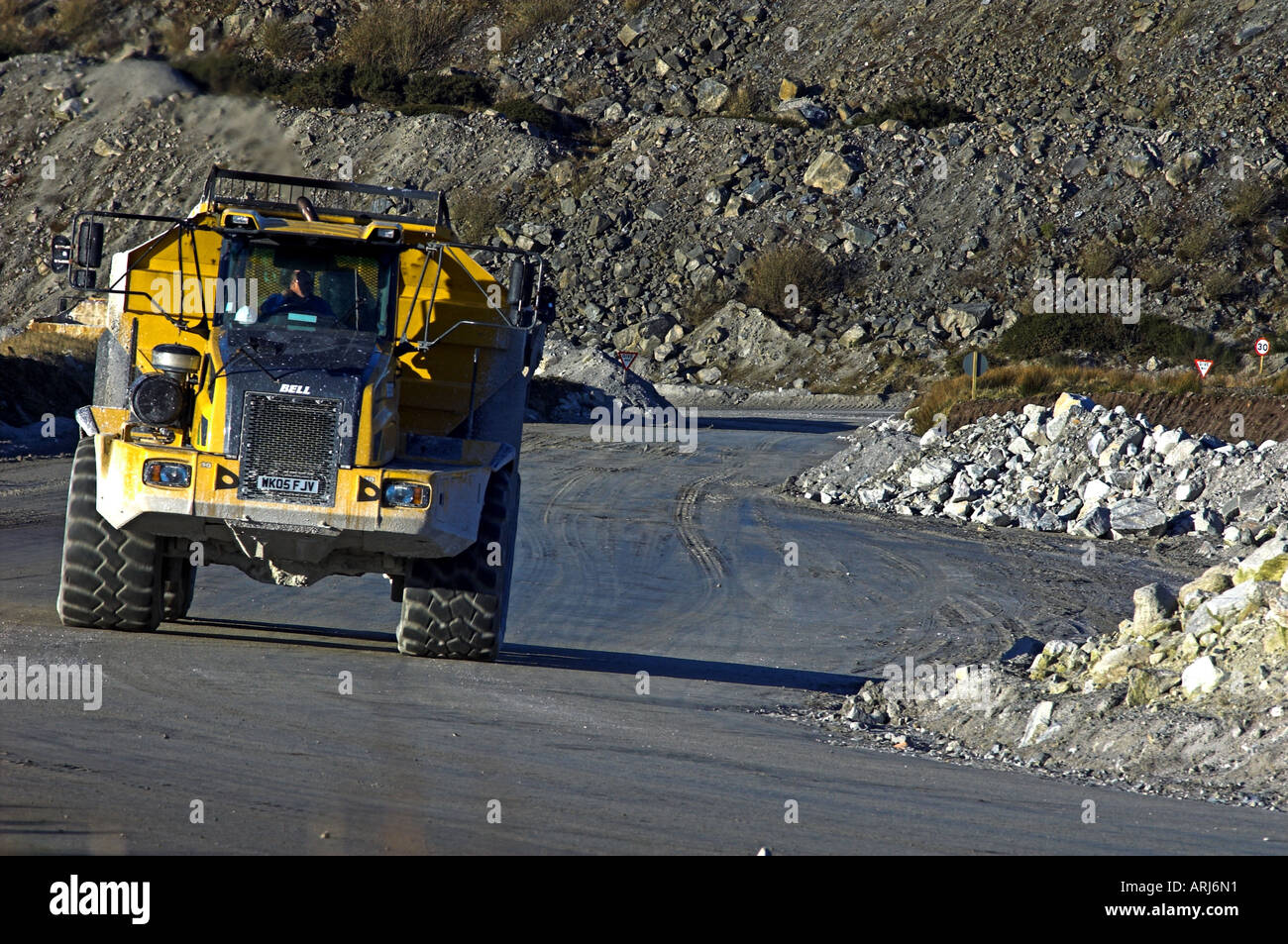 China clay industria mineraria Cornwall Regno Unito Foto Stock