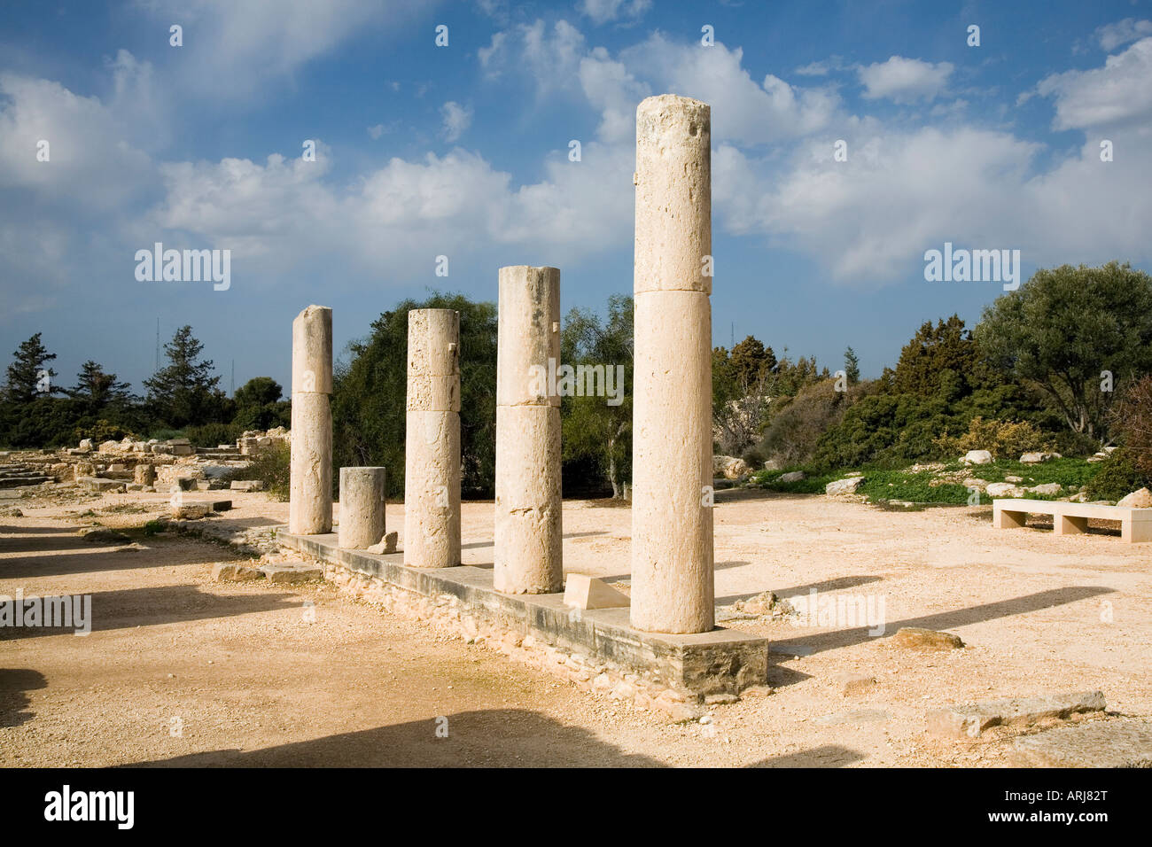 Il santuario di Apollo Hylates Pafos Cipro Foto Stock