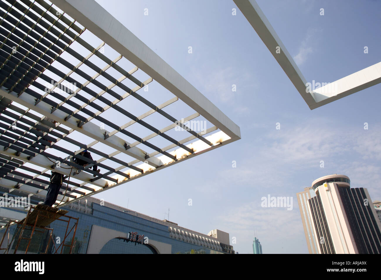 Costruzione di Shenzhen in Cina Foto Stock