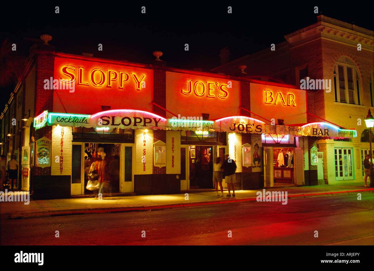 Sciatto Joe's Bar, Duval Street, Key West, Florida, Stati Uniti d'America Foto Stock