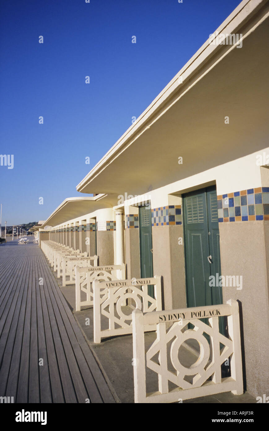 Bagni pompeiani, Deauville, Basse Normandie (Normandia), Francia, Europa Foto Stock