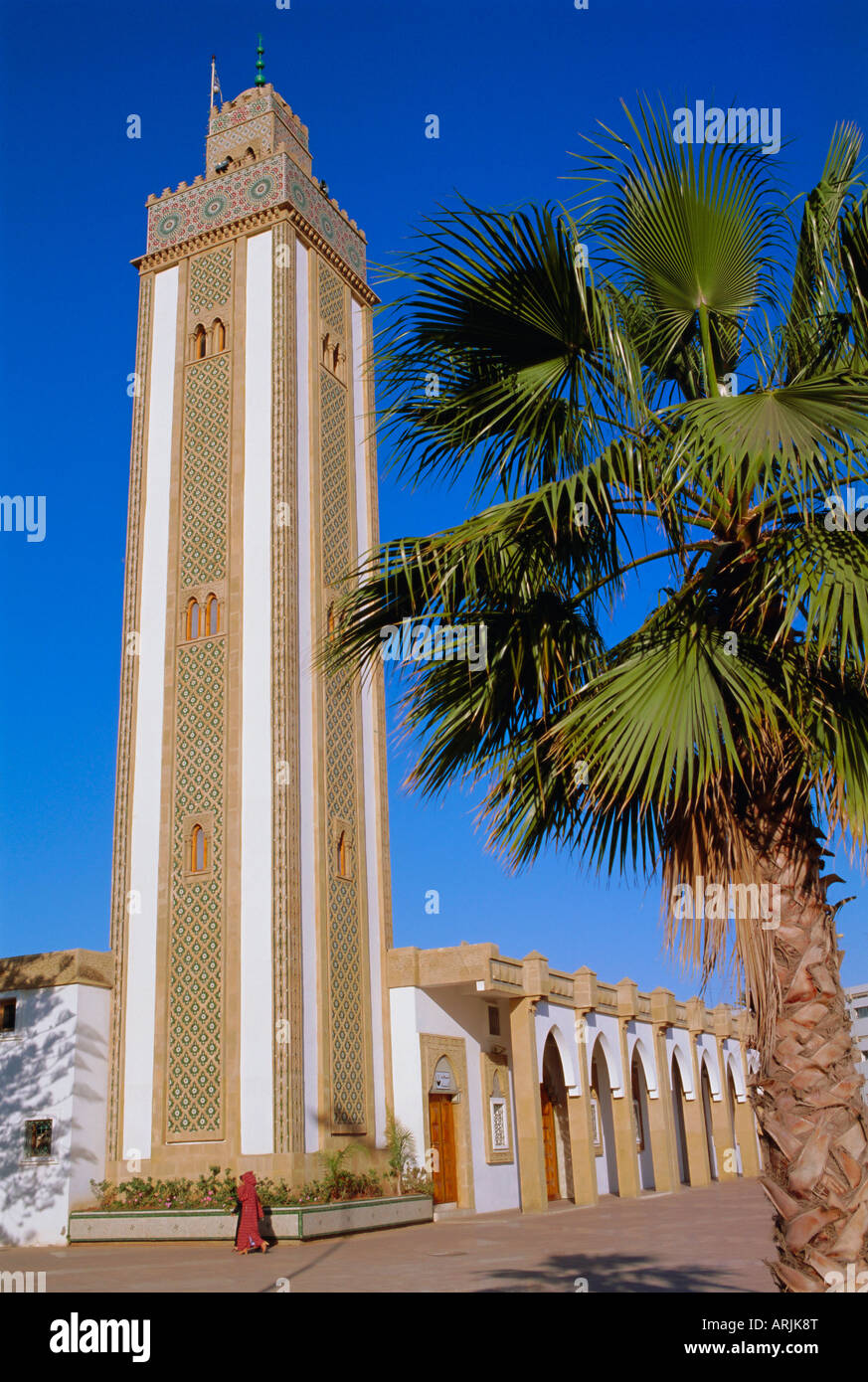 La Moschea Loubnane, Agadir, Marocco, Africa del Nord Foto Stock