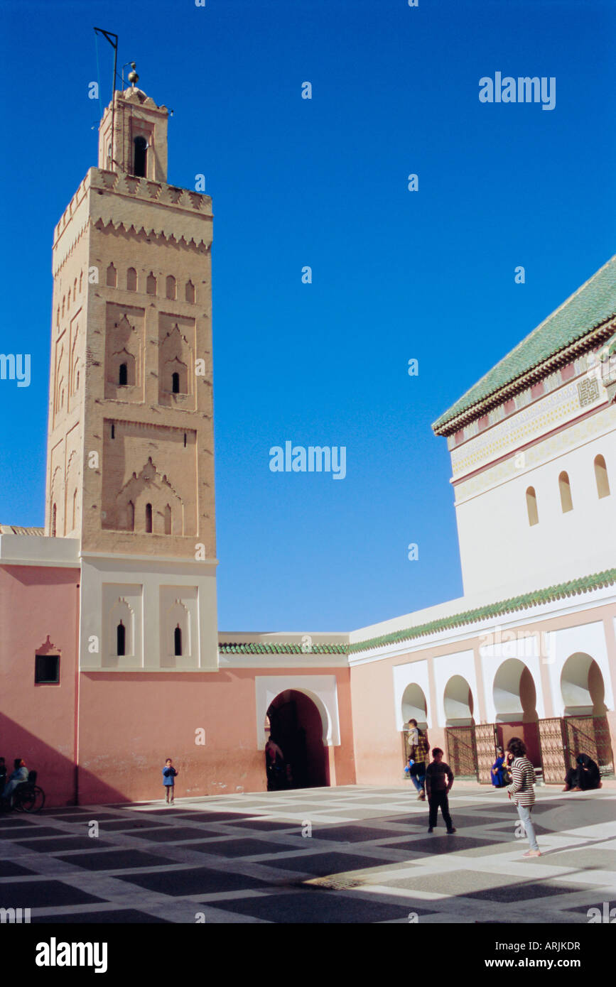 Zawiya di Sidi Bel Abbes, santuario di Marrakech (Marrakech), Marocco, Africa Foto Stock