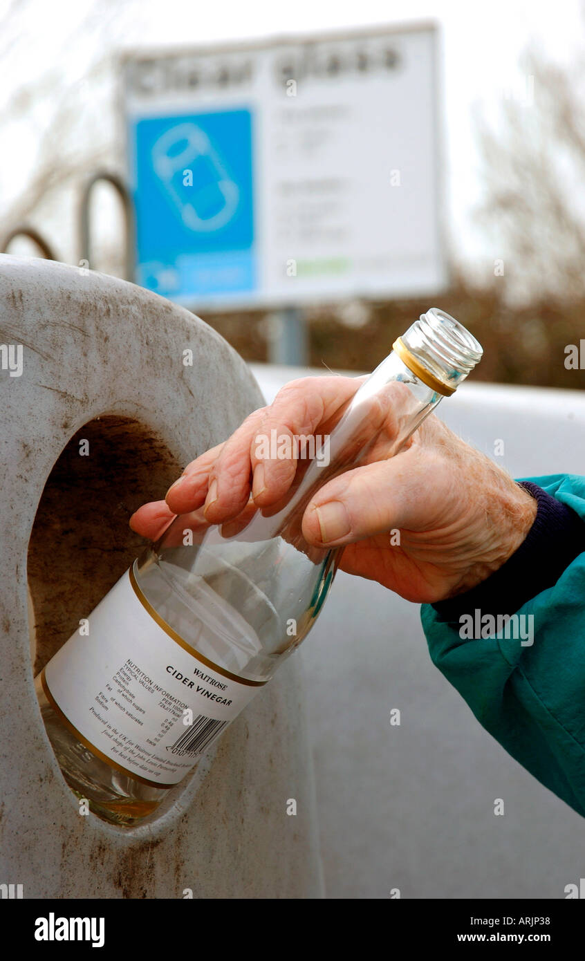 Scomparto di riciclaggio Foto Stock