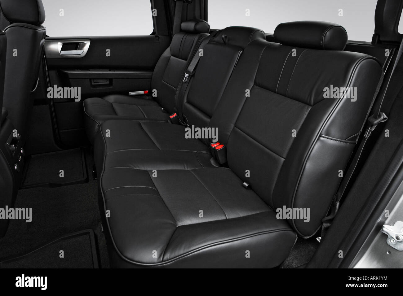 Hummer 2008 H2 in grigio - SEDILI POSTERIORI Foto Stock