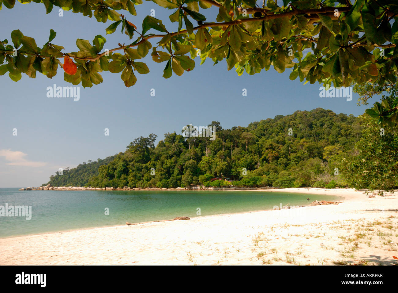 Coral Bay beach, Pangkor Island, stato di Perak, Malaysia, Asia sud-orientale, Asia Foto Stock