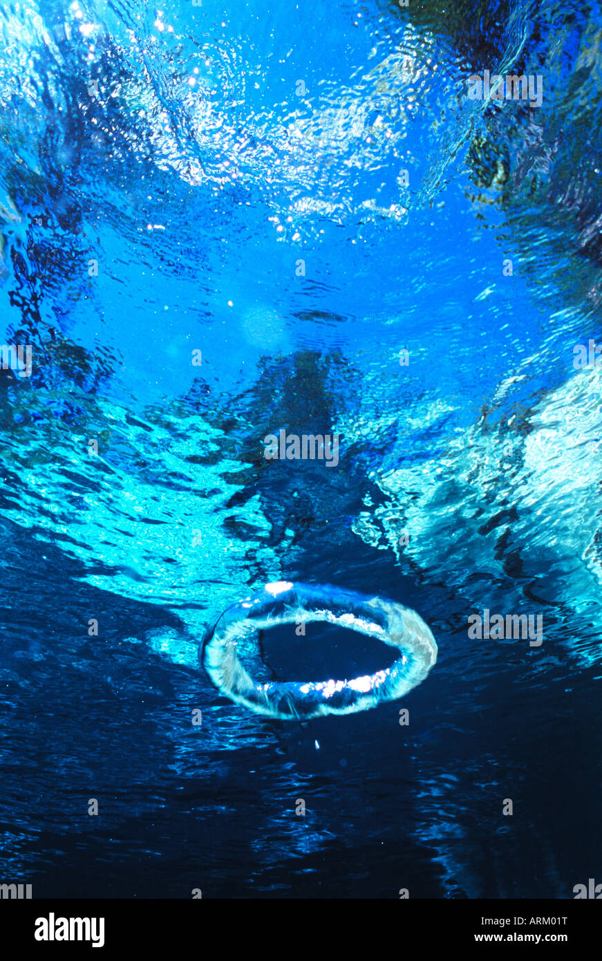 Anello di aria, Fiji Foto Stock