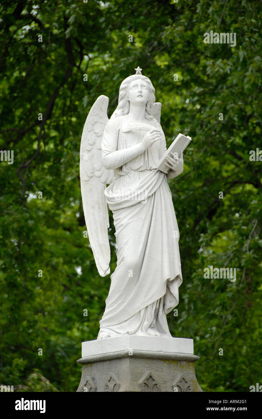 Statua di un angelo Foto Stock