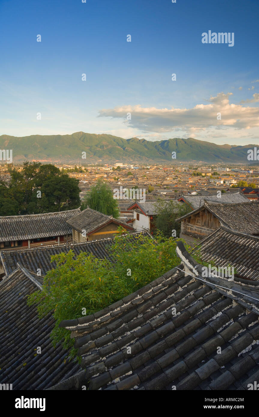 Lijiang Old Town, Sito Patrimonio Mondiale dell'UNESCO, Lijiang, nella provincia dello Yunnan in Cina e Asia Foto Stock