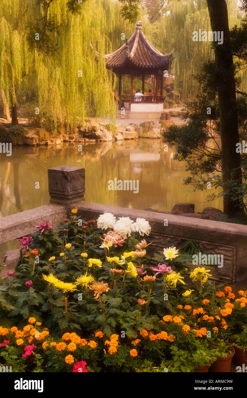Amministratore di umile's Garden, Sito Patrimonio Mondiale dell'UNESCO, Souzhou (Suzhou), Cina e Asia Foto Stock