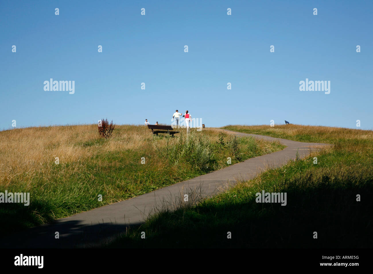 Collina del Parlamento sulla sommità di Hampstead Heath, Londra Foto Stock