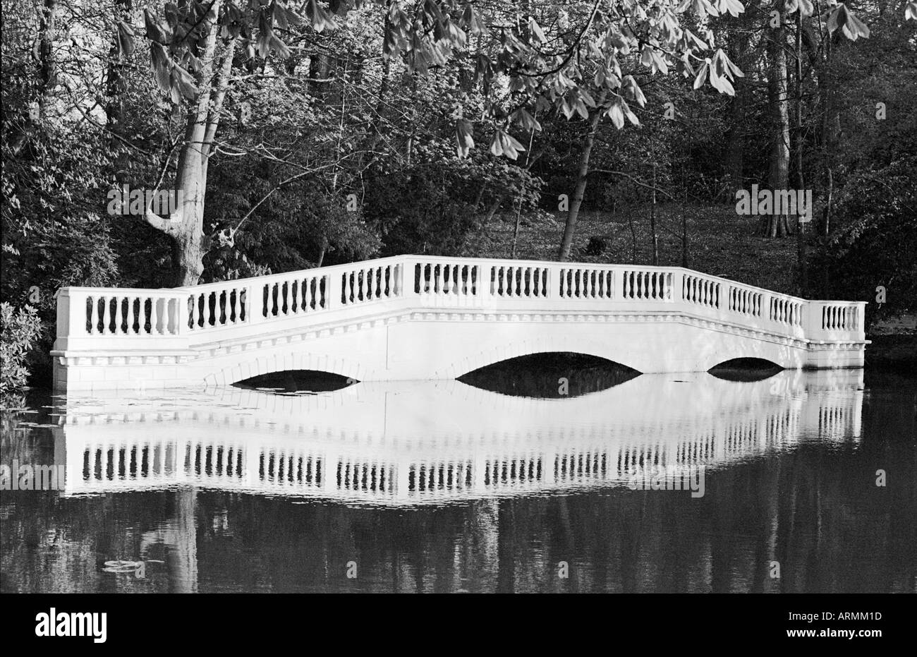 Ponte Kenwood su Hampstead Heath, Londra Foto Stock