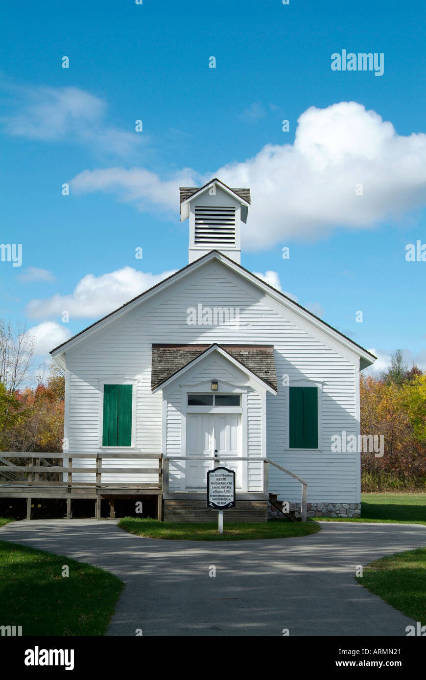 Lynn distretto numero 1 schoolhouse costruito nel 1885, è una sala schoolhouse situato nel Michigan Yale Foto Stock