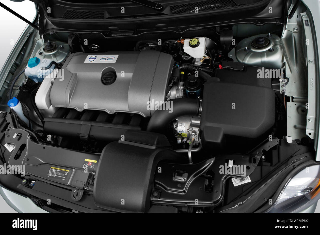 2008 Volvo XC90 3.2 in verde - Motore Foto Stock