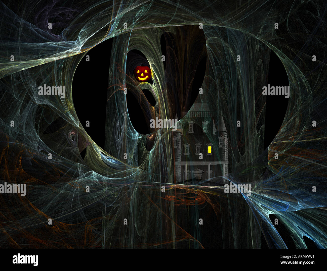 Casa stregata Foto Stock