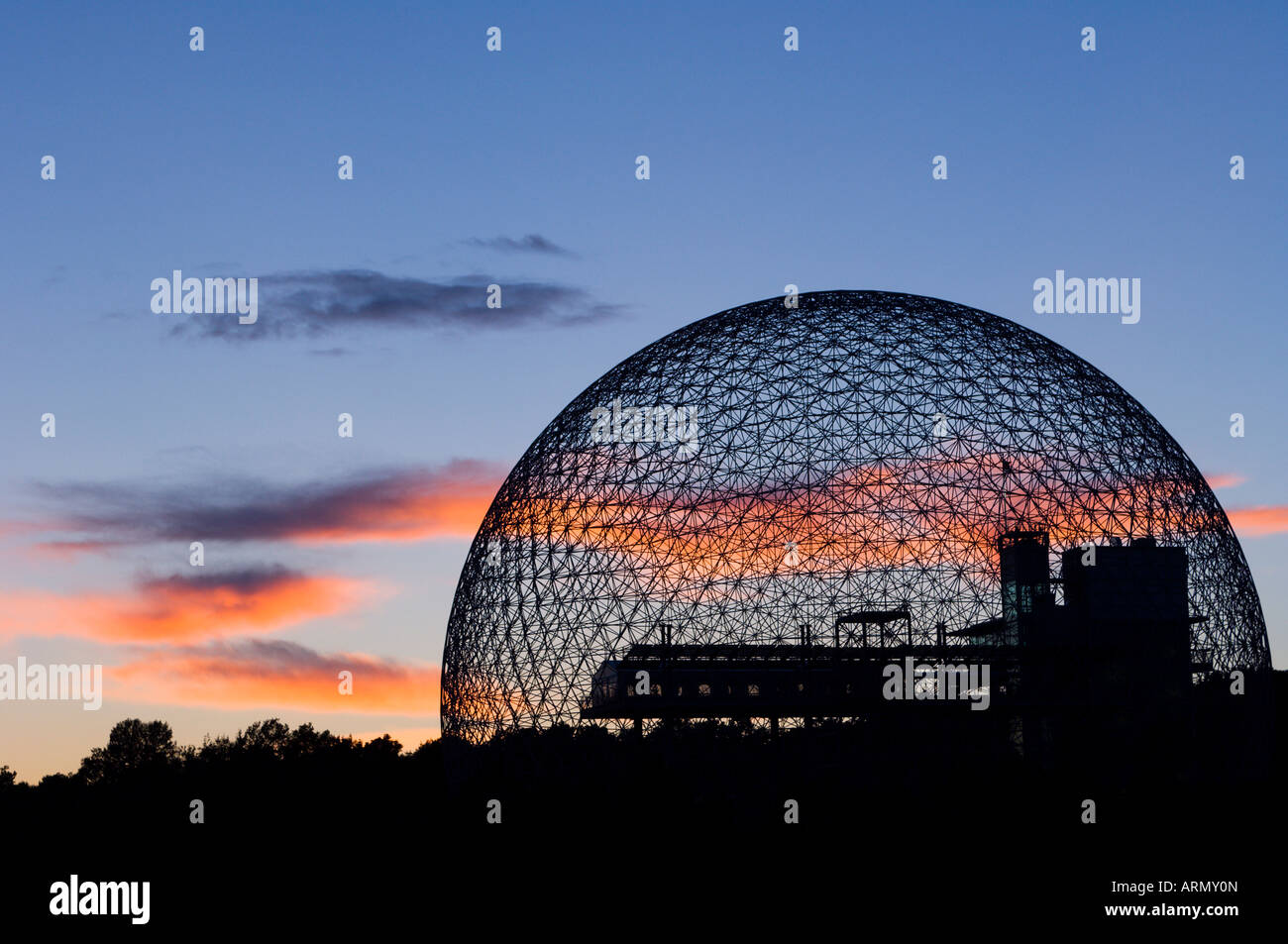 Biosfera di Montreal una cupola geodetica costruita originariamente