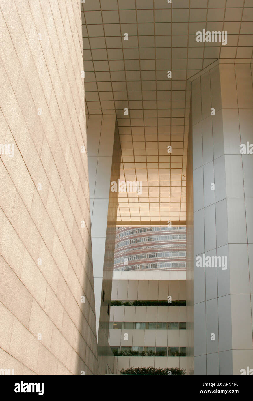 Angoli di grattacieli di New York Citicorp Center. Foto Stock