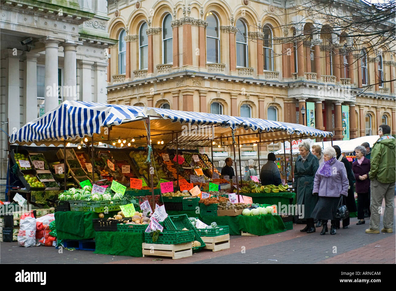 Ipswich giorno di mercato Foto Stock