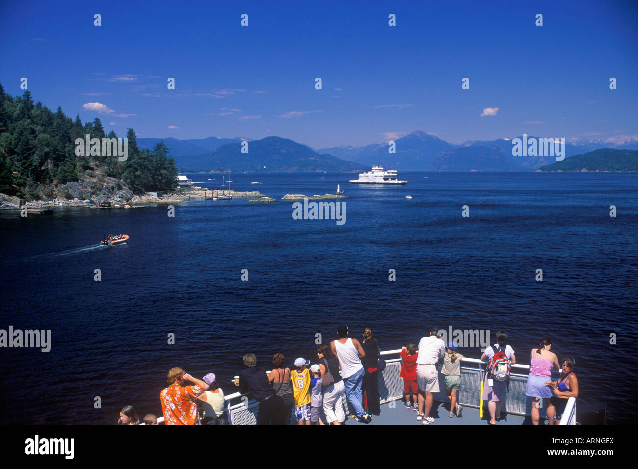 Traghetti BC in Hosreshoe Bay, British Columbia, Canada. Foto Stock