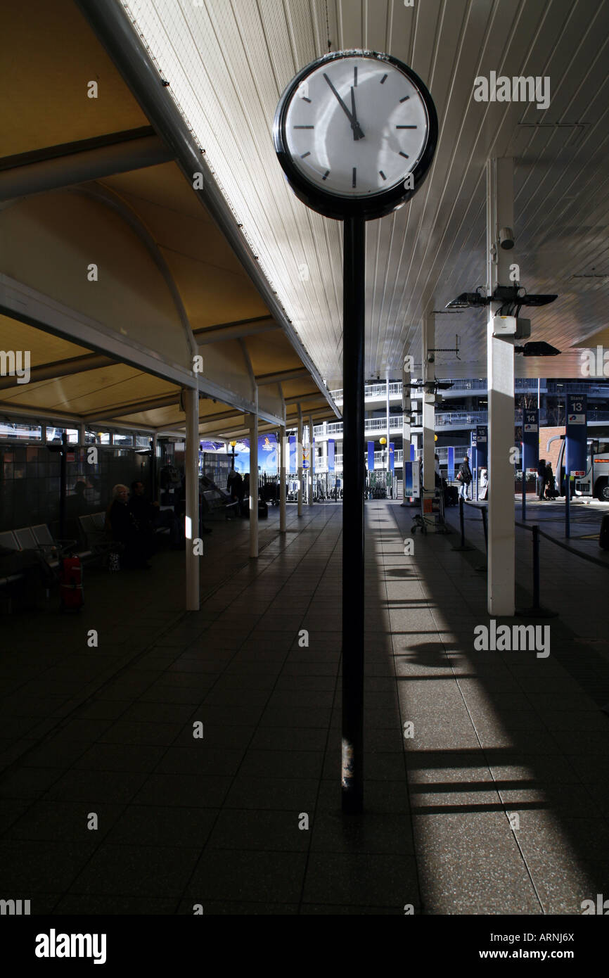 Aeroporto di Heathrow alla Stazione degli autobus di Londra, Inghilterra Foto Stock