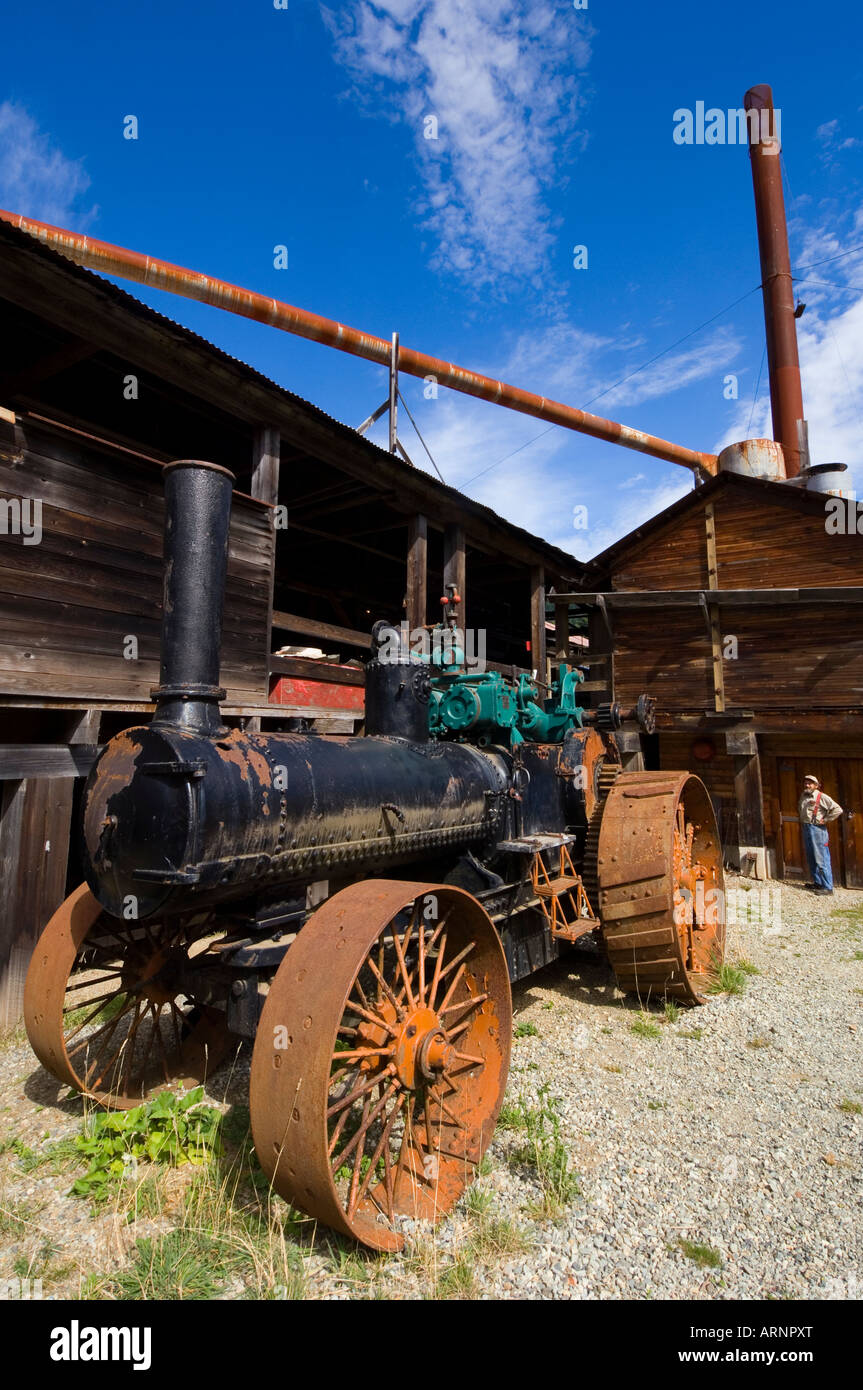 McLean Mill National Historic Site, Port Alberni, Isola di Vancouver, British Columbia, Canada. Foto Stock