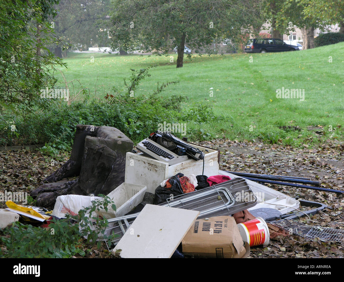 Volare il ribaltamento Ladywell Fields Park Lewisham Regno unito Londra SE4 Foto Stock