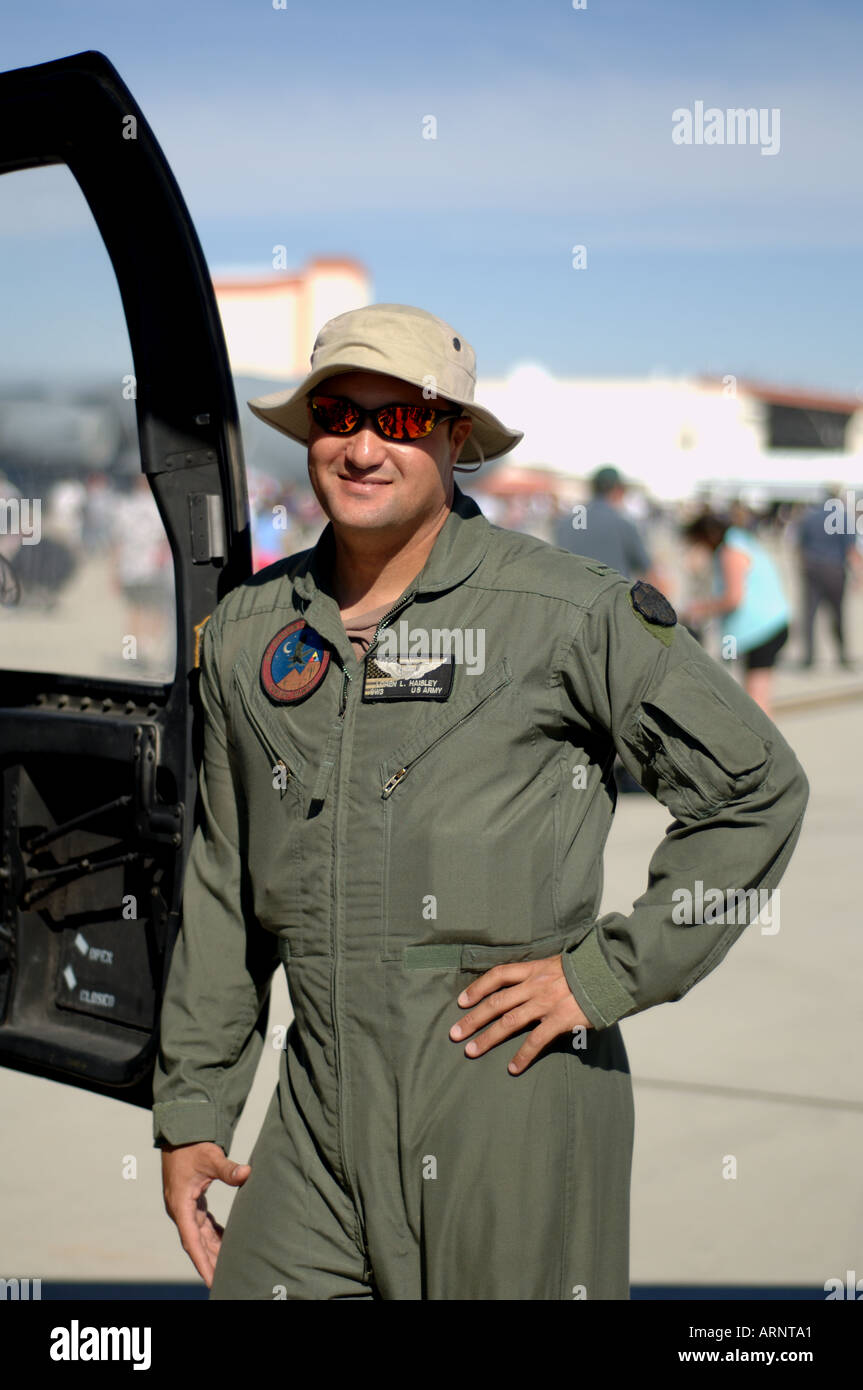 In attesa alla Edwards Air Force Base Open House e Air Show Foto Stock