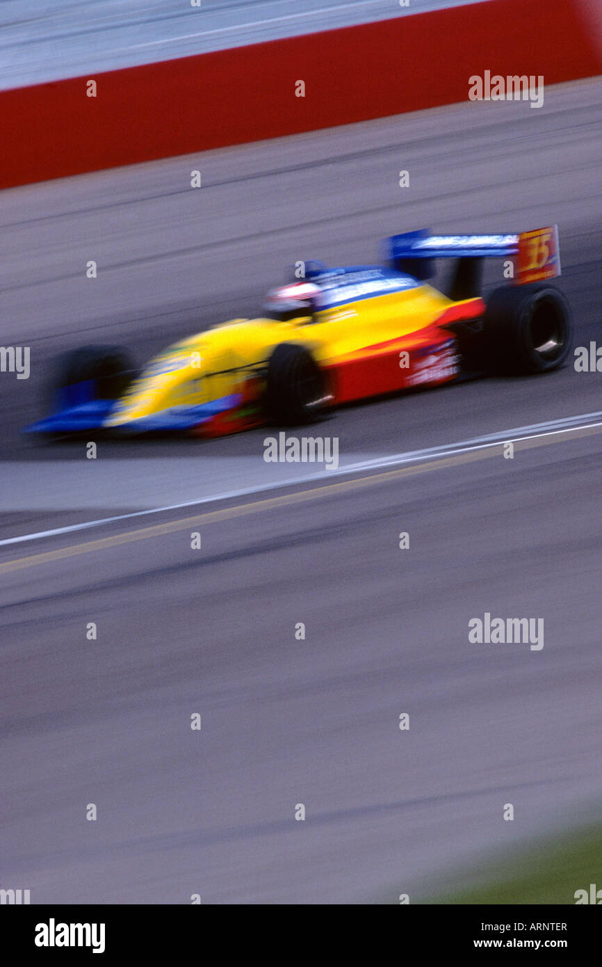 Auto racing azione Foto Stock