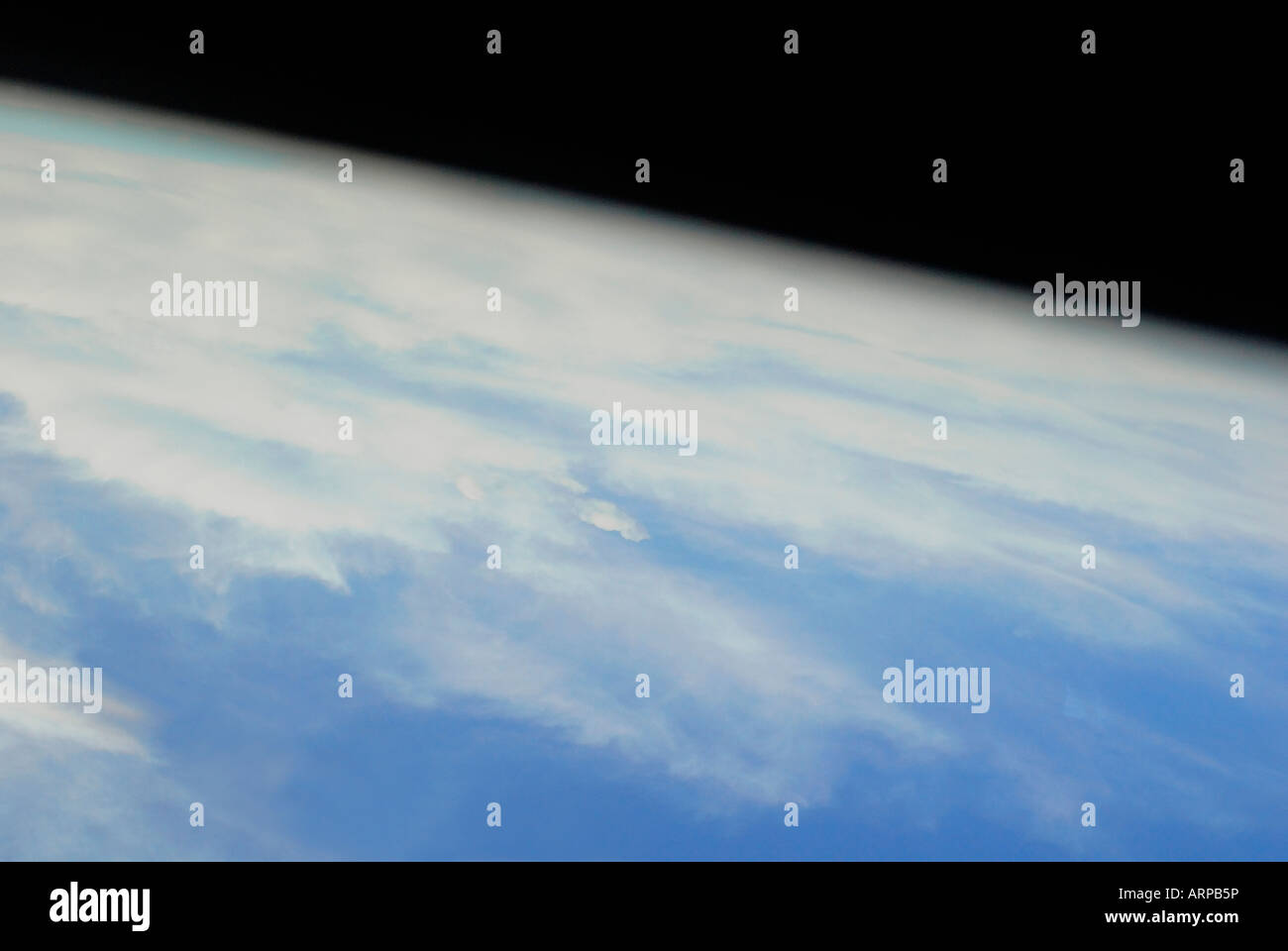 Atmosfera come visto dal livello del mare. Foto Stock