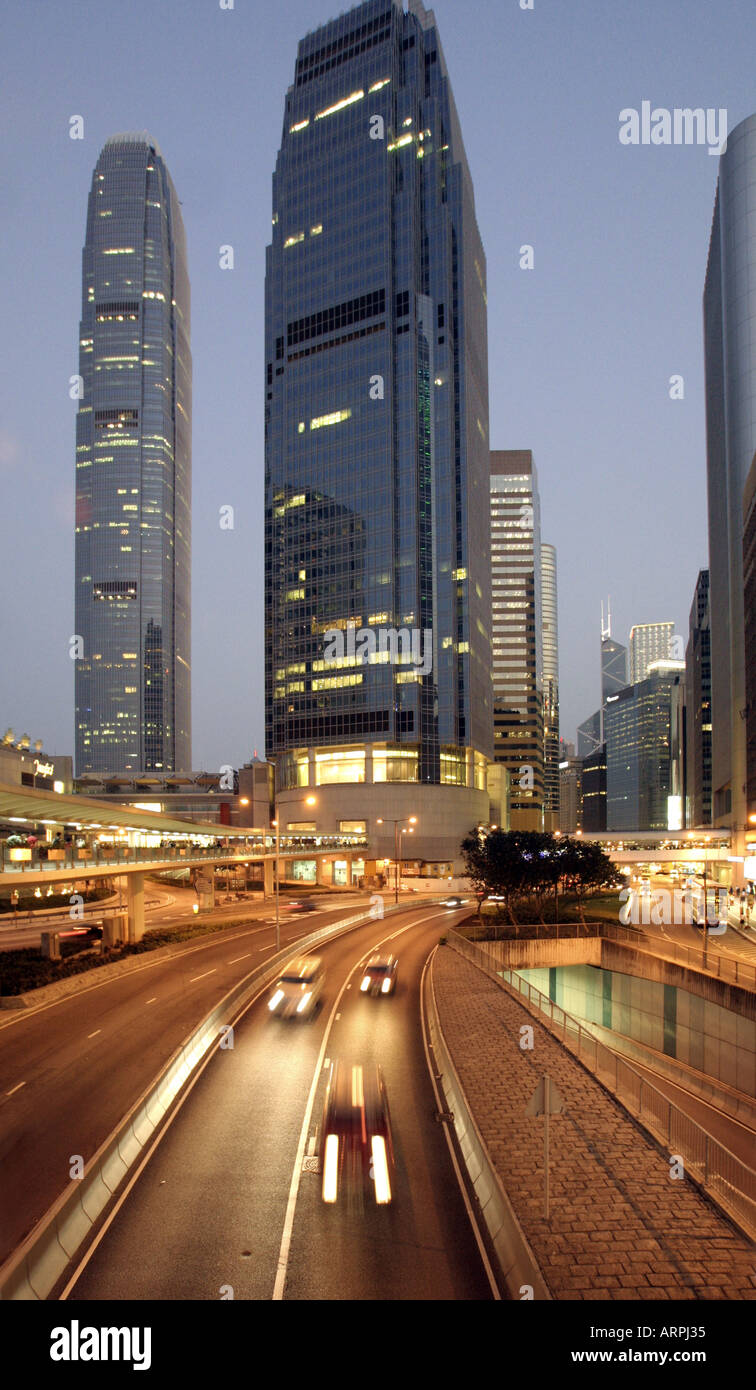 Il distretto centrale di Hong Kong Foto Stock