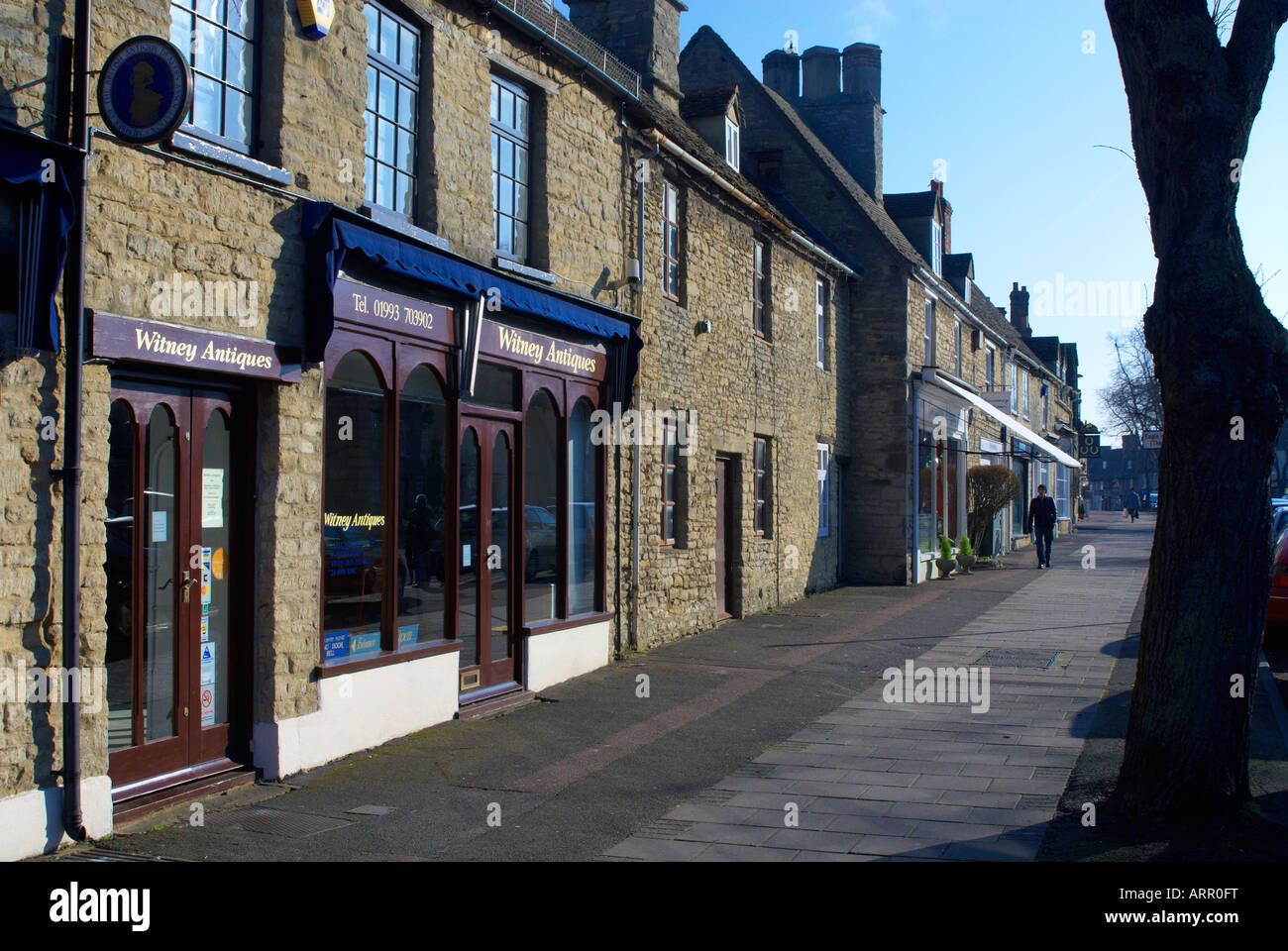 Il mais Street Witney, Oxfordshire Foto Stock