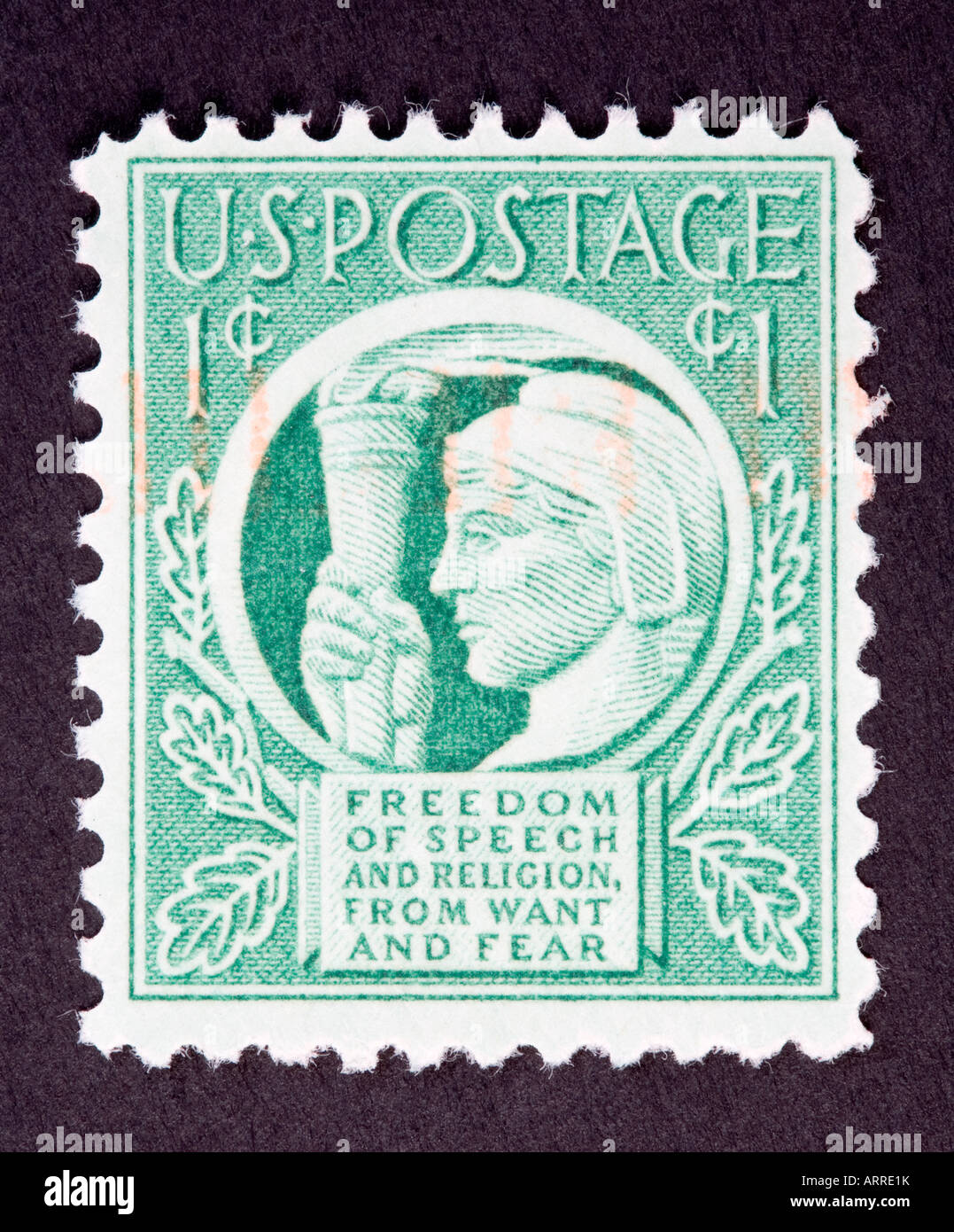 Noi francobollo Foto Stock