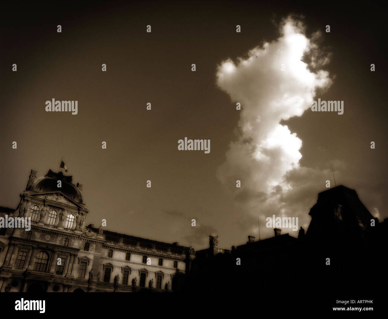 Il museo del Louvre. Palais Royal. Parigi. Francia Foto Stock