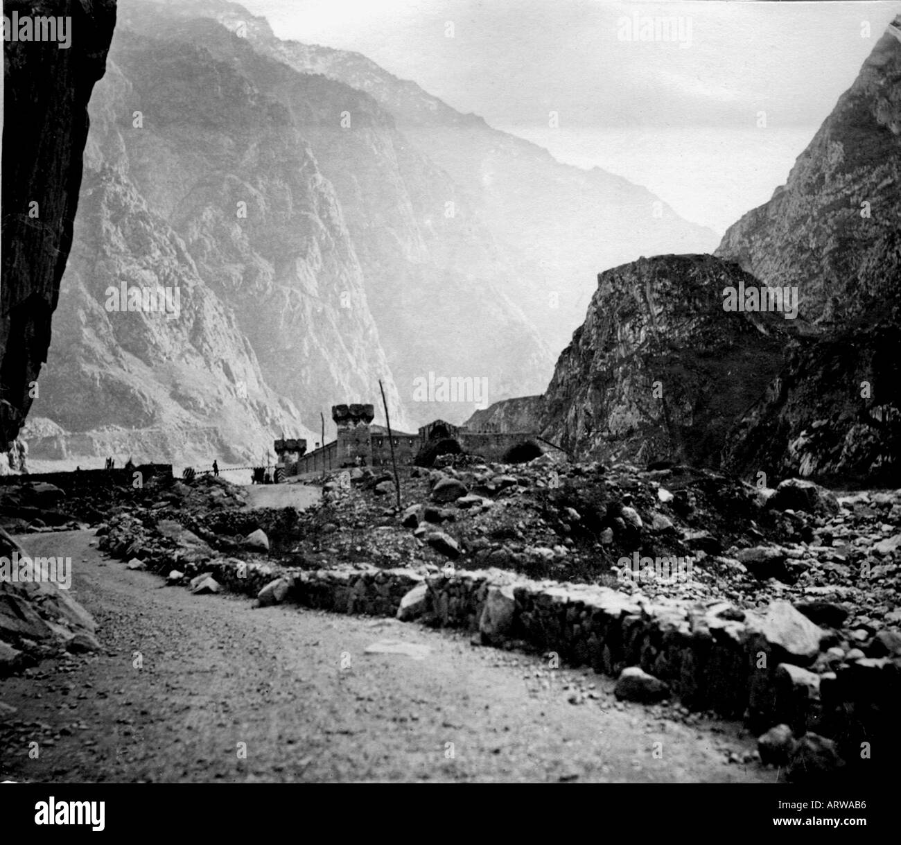 La Russia meridionale frontiera al Caucausus 1870 s Foto Stock