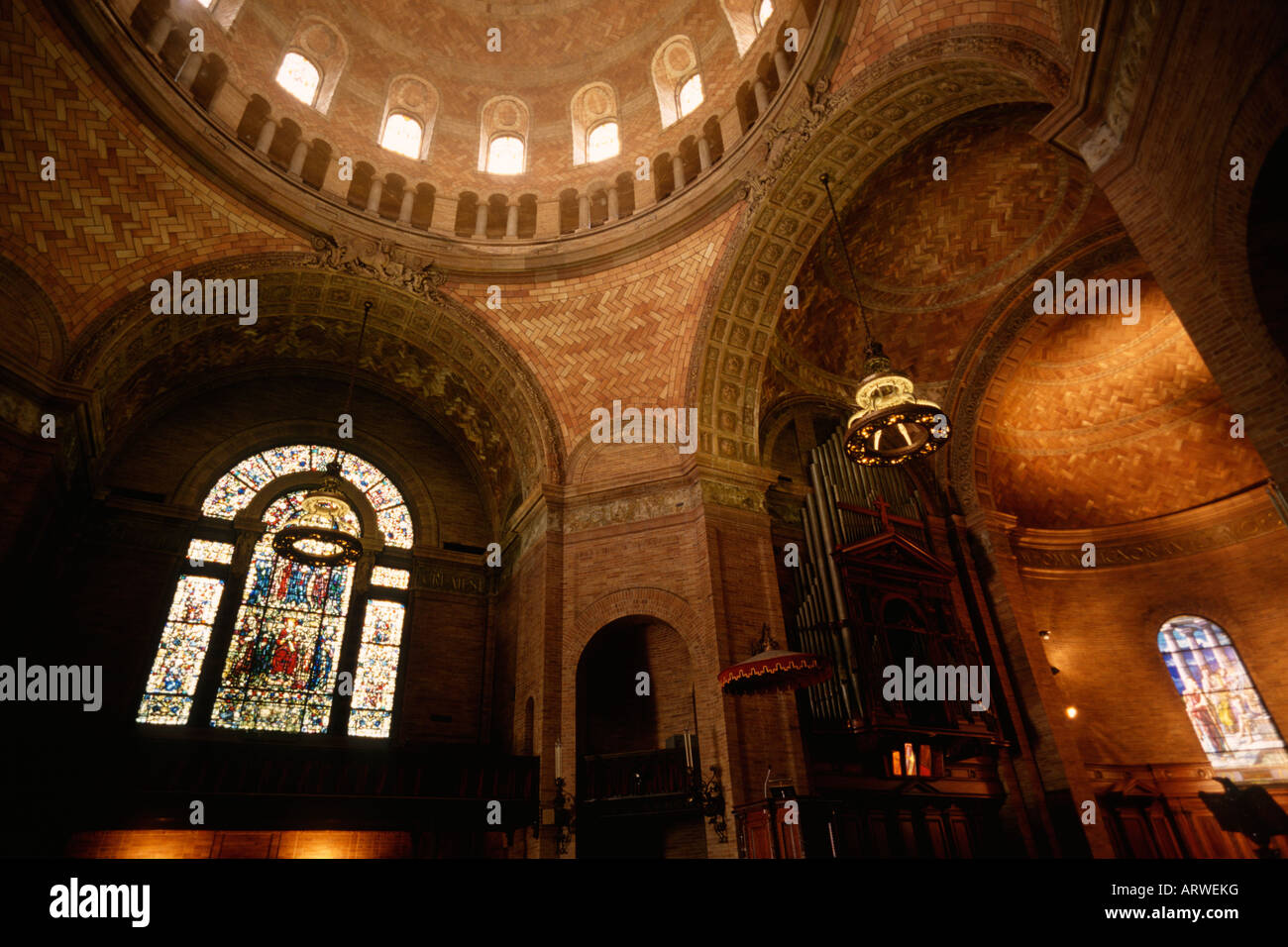 Stati Uniti New York Manhattan St Paul s cappella a Columbia University campus Foto Stock