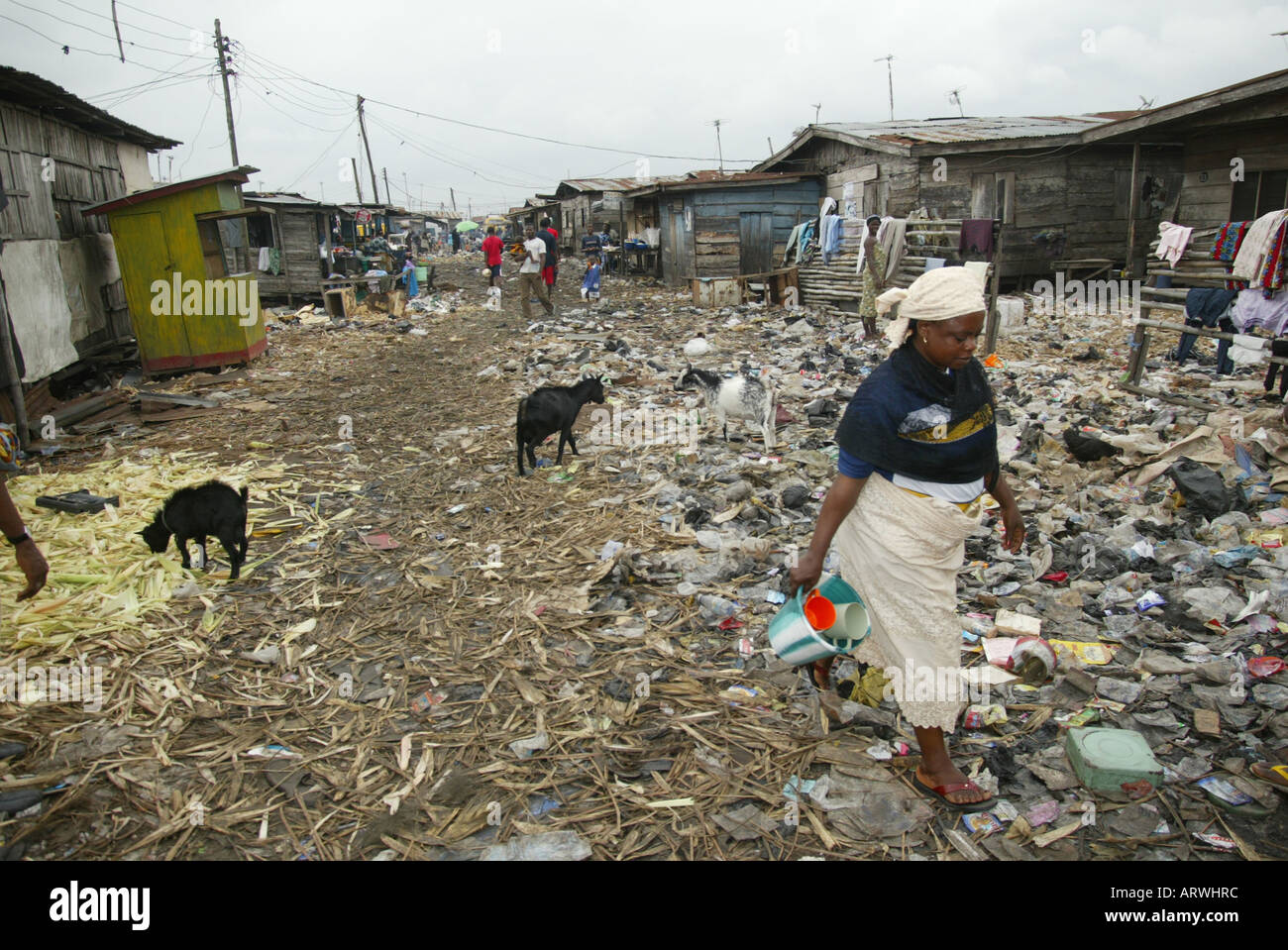 Nigeria: i ricchi hanno spostato al nuovo capitale Abuja: Lagos è diventata scarsa Foto Stock