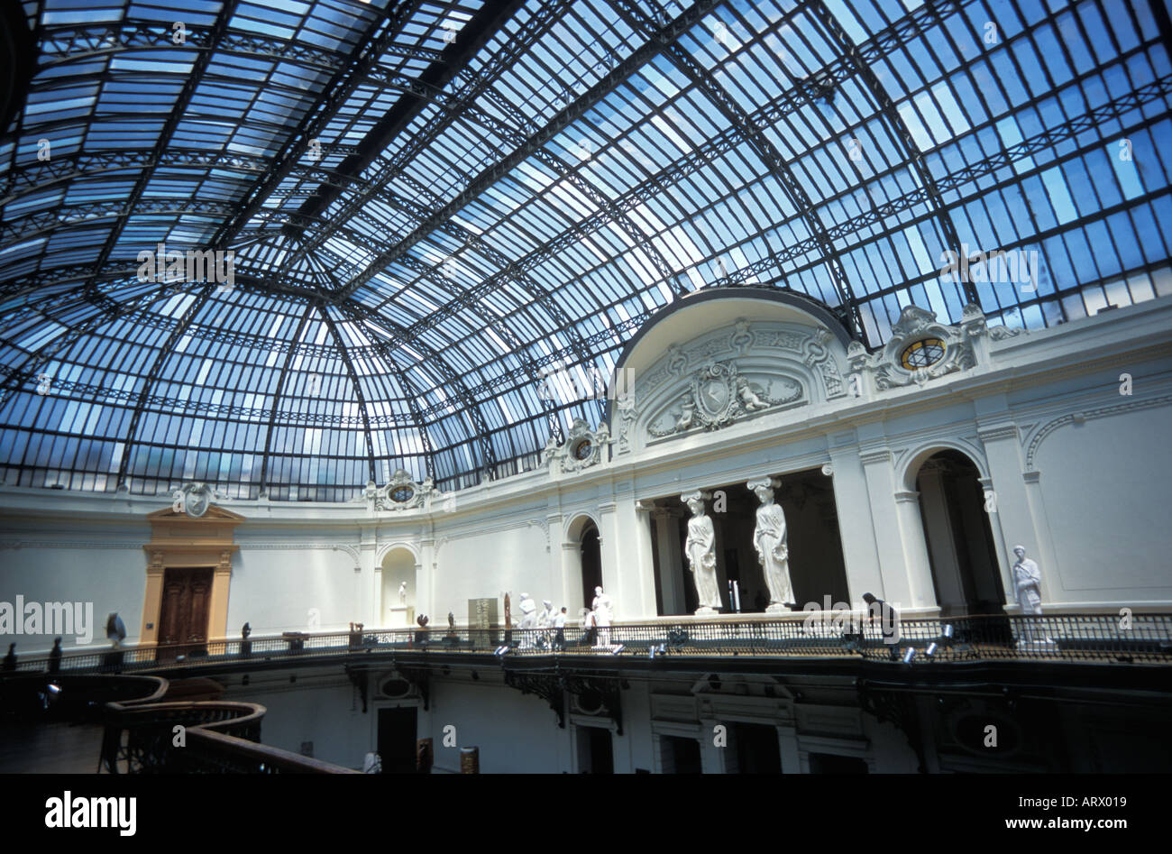 Museo de Bellas Artes di Santiago del Cile interno al Museo delle Belle Arti Foto Stock