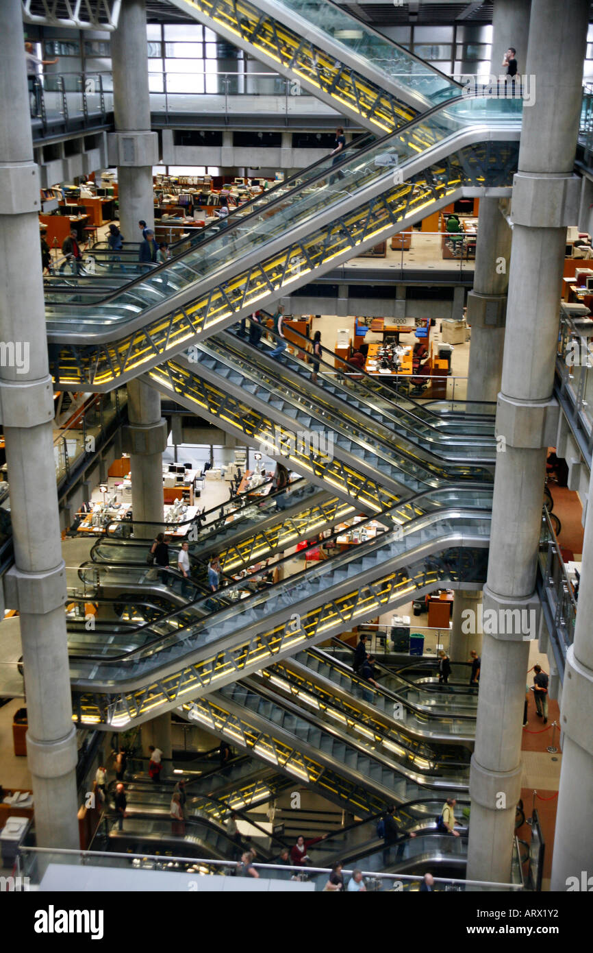 Il Lloyds Building, un Lime Street, Londra Foto Stock