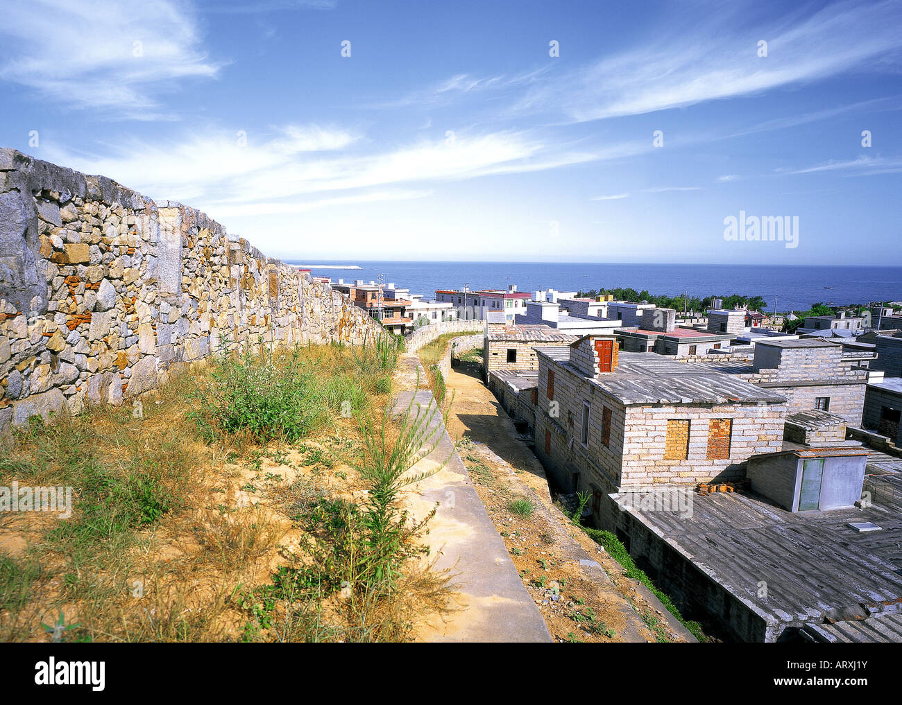 L antica città murata di Chongwu, Cina. Foto Stock