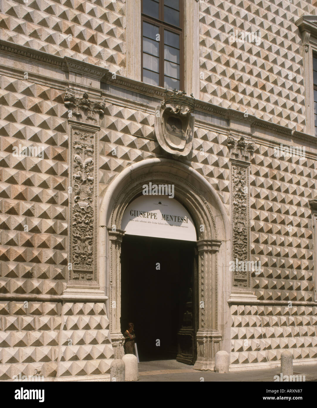 L'Italia. Ferrara. Palazzo dei Diamanti Foto Stock