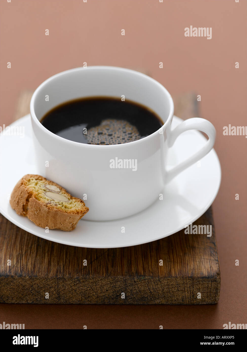 Caffè espresso caffè con biscotti - fascia alta 61mb Hasselblad immagini digitali Foto Stock