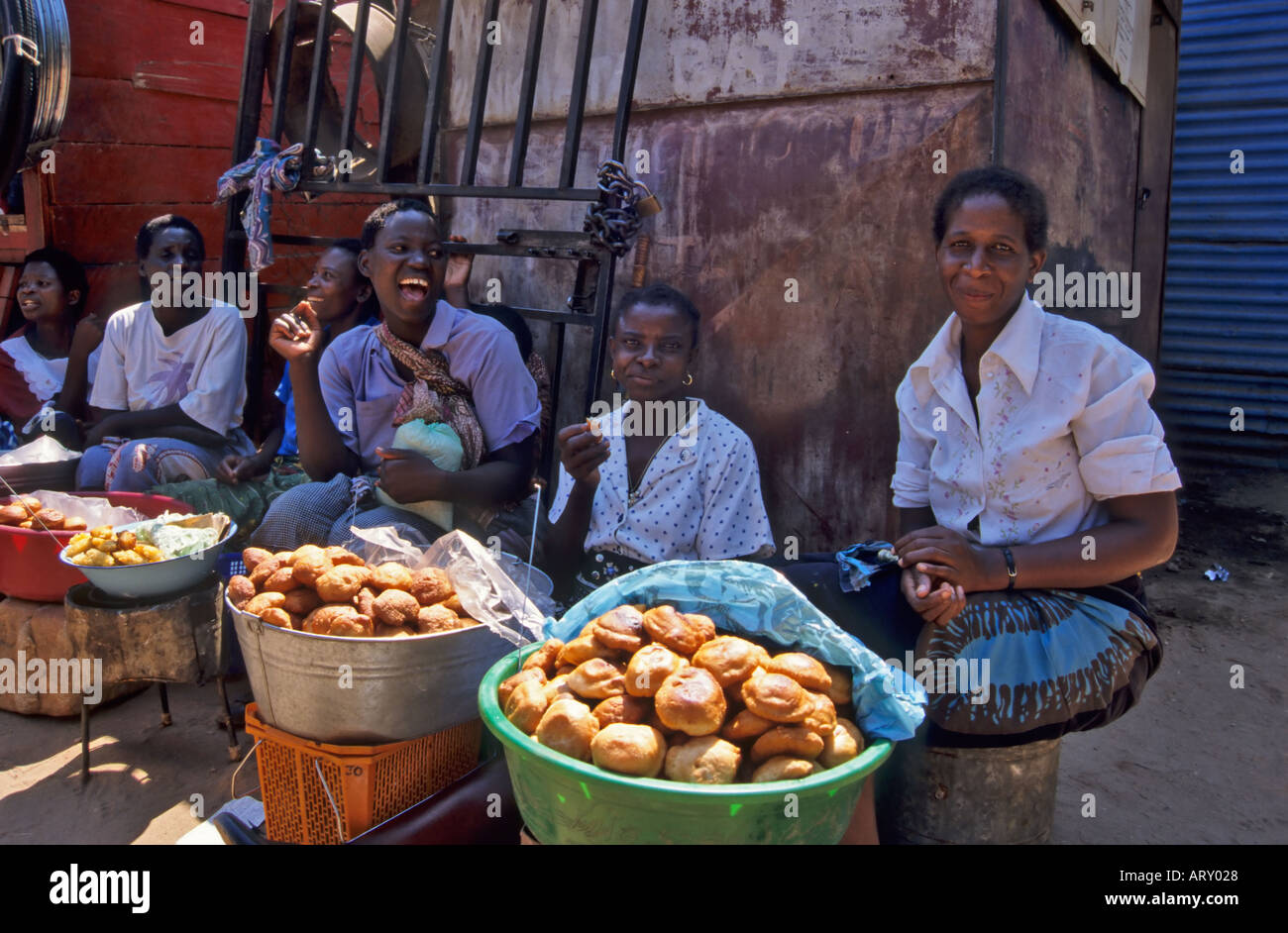 Nkhata Bay Market, Malawi Foto Stock