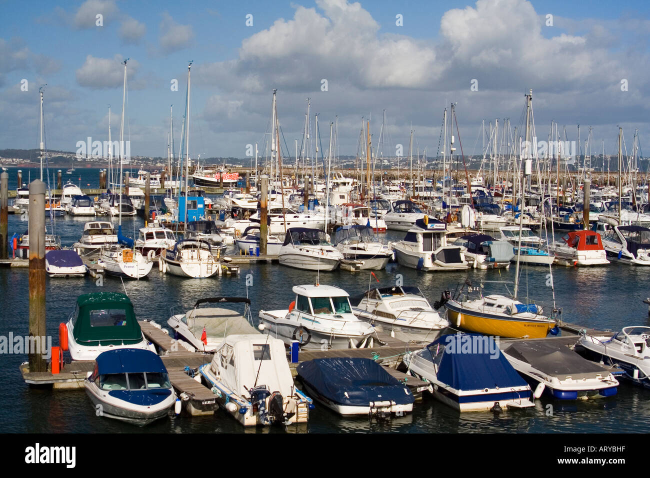 Brixham Marina Foto Stock