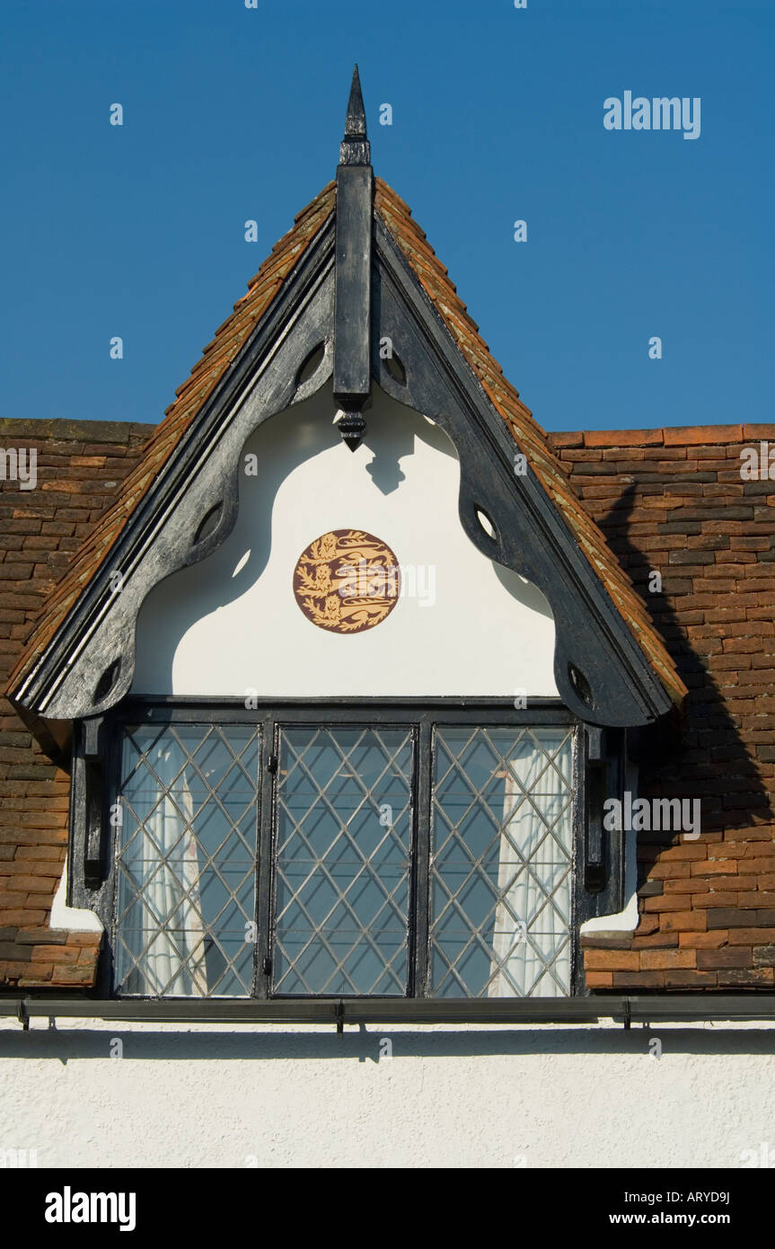 Tetto Cottage Shere Surrey UK Foto Stock