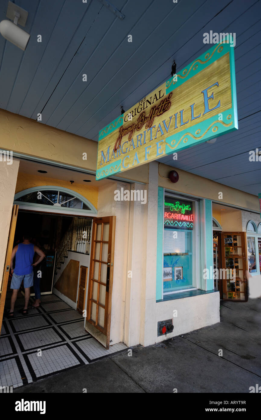 Jimmy Buffet s Margaritaville Cafe a Key West Florida Foto Stock
